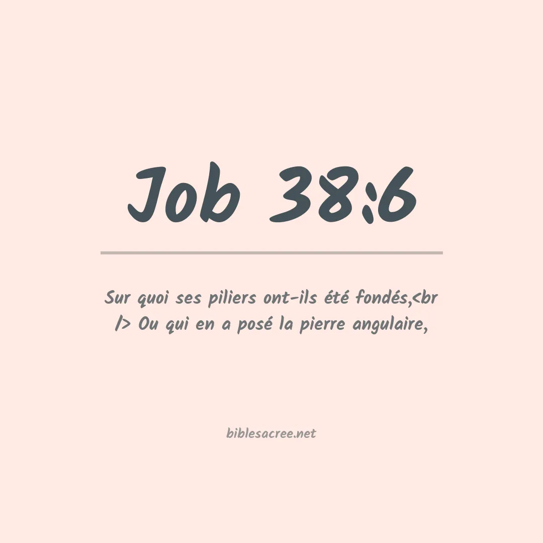 Job - 38:6
