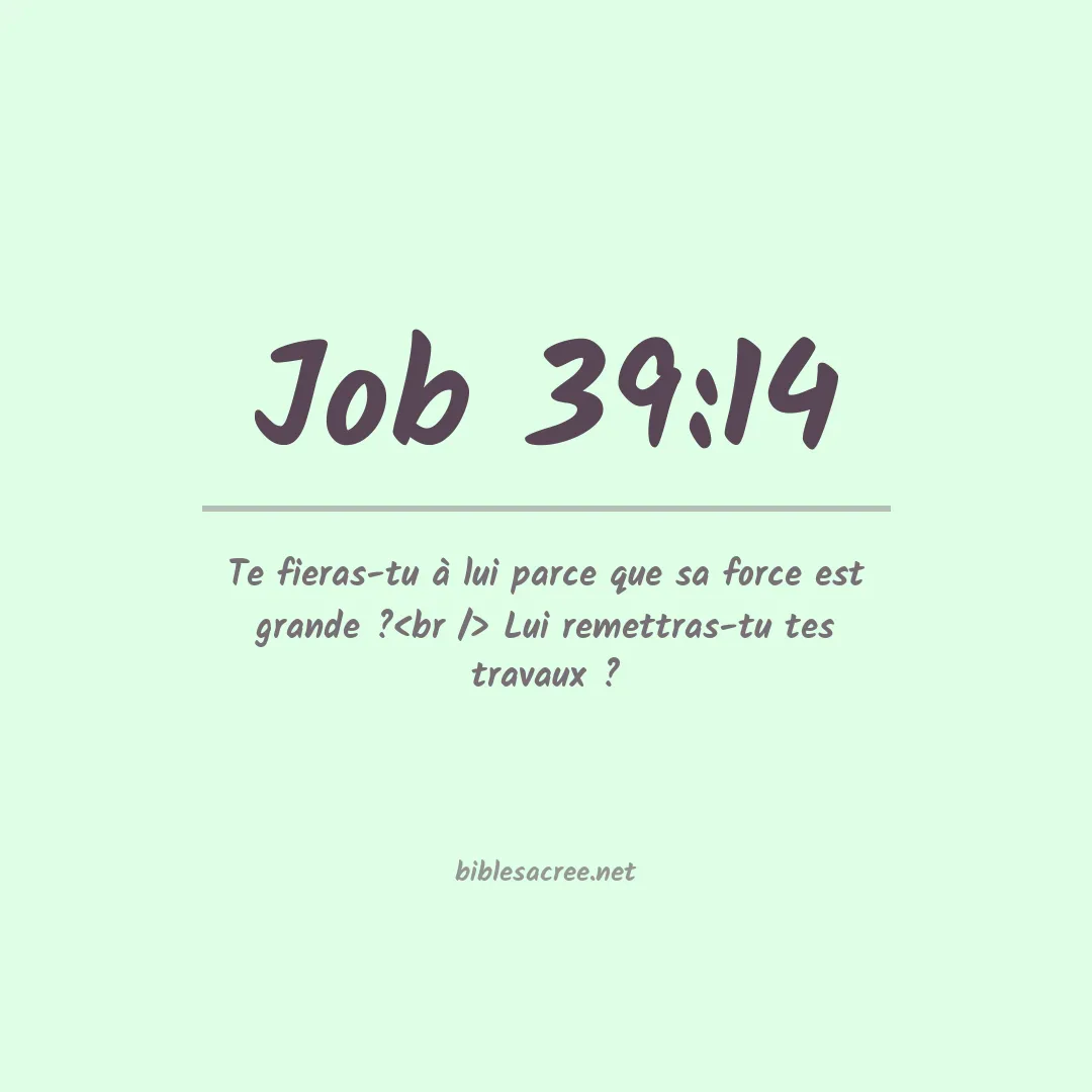 Job - 39:14