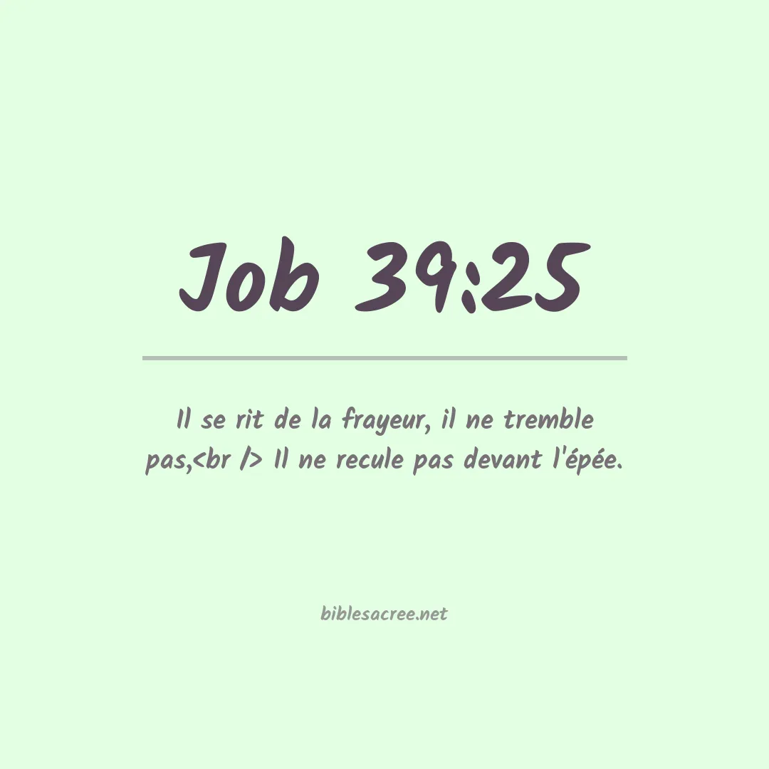 Job - 39:25