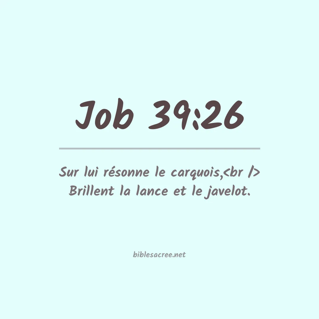Job - 39:26