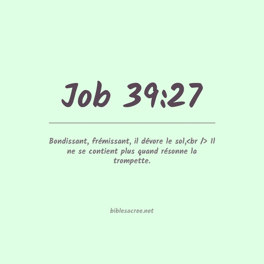 Job - 39:27