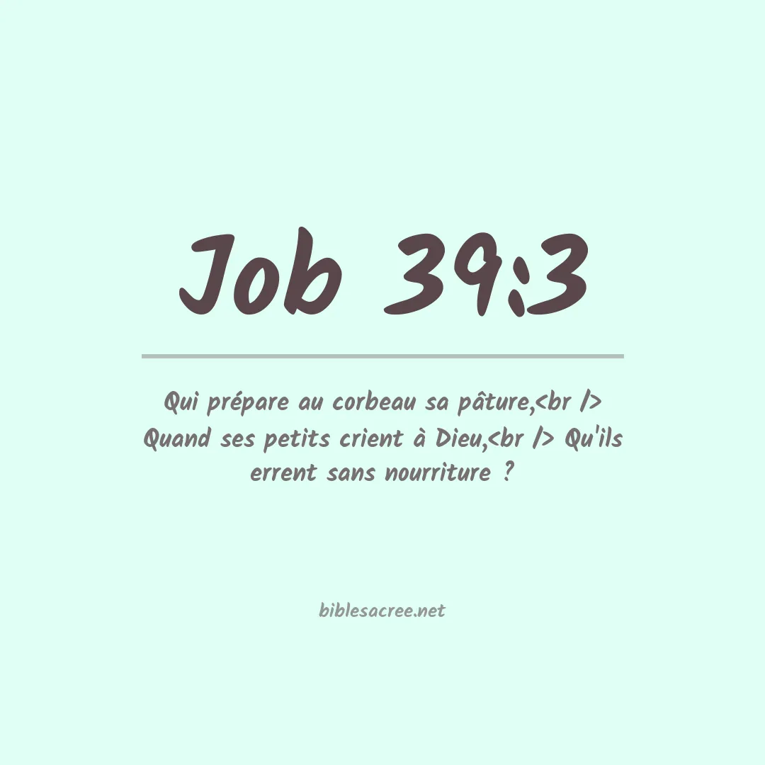 Job - 39:3