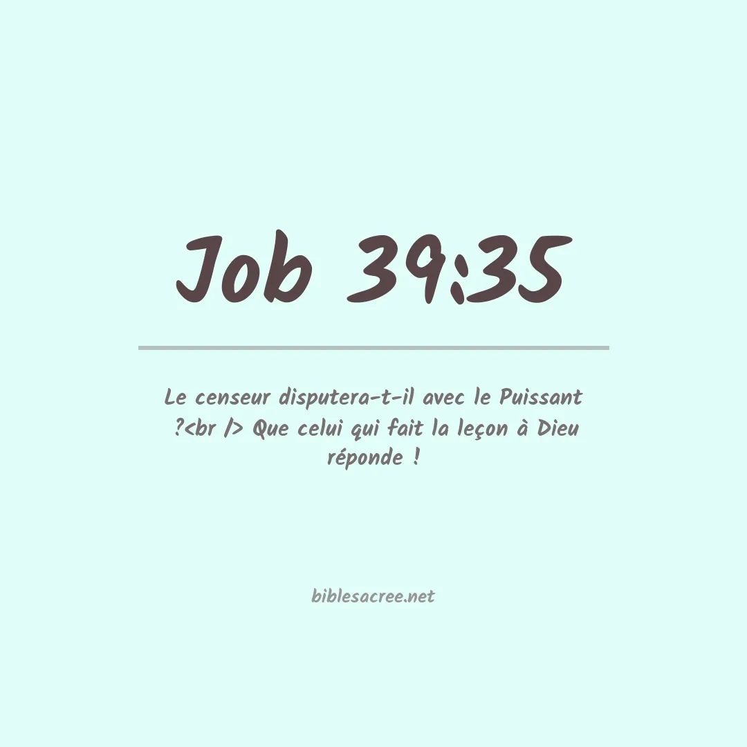 Job - 39:35