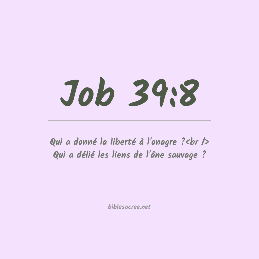 Job - 39:8