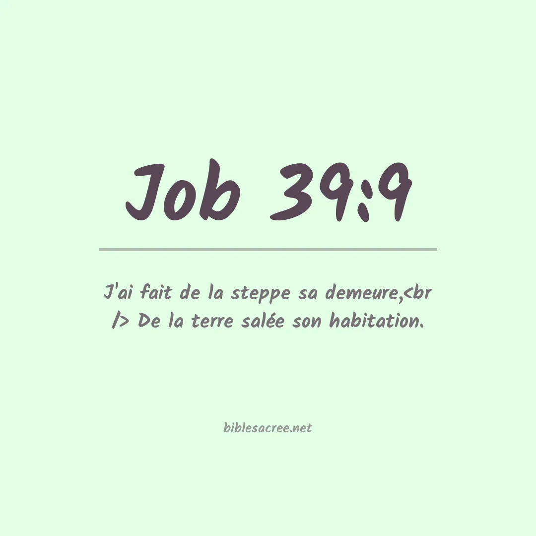 Job - 39:9