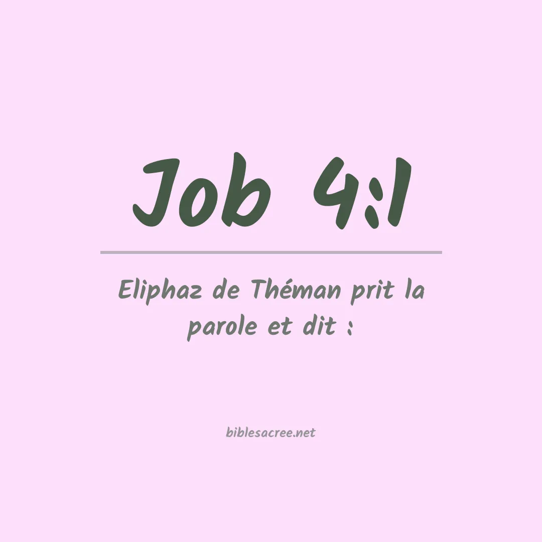 Job - 4:1