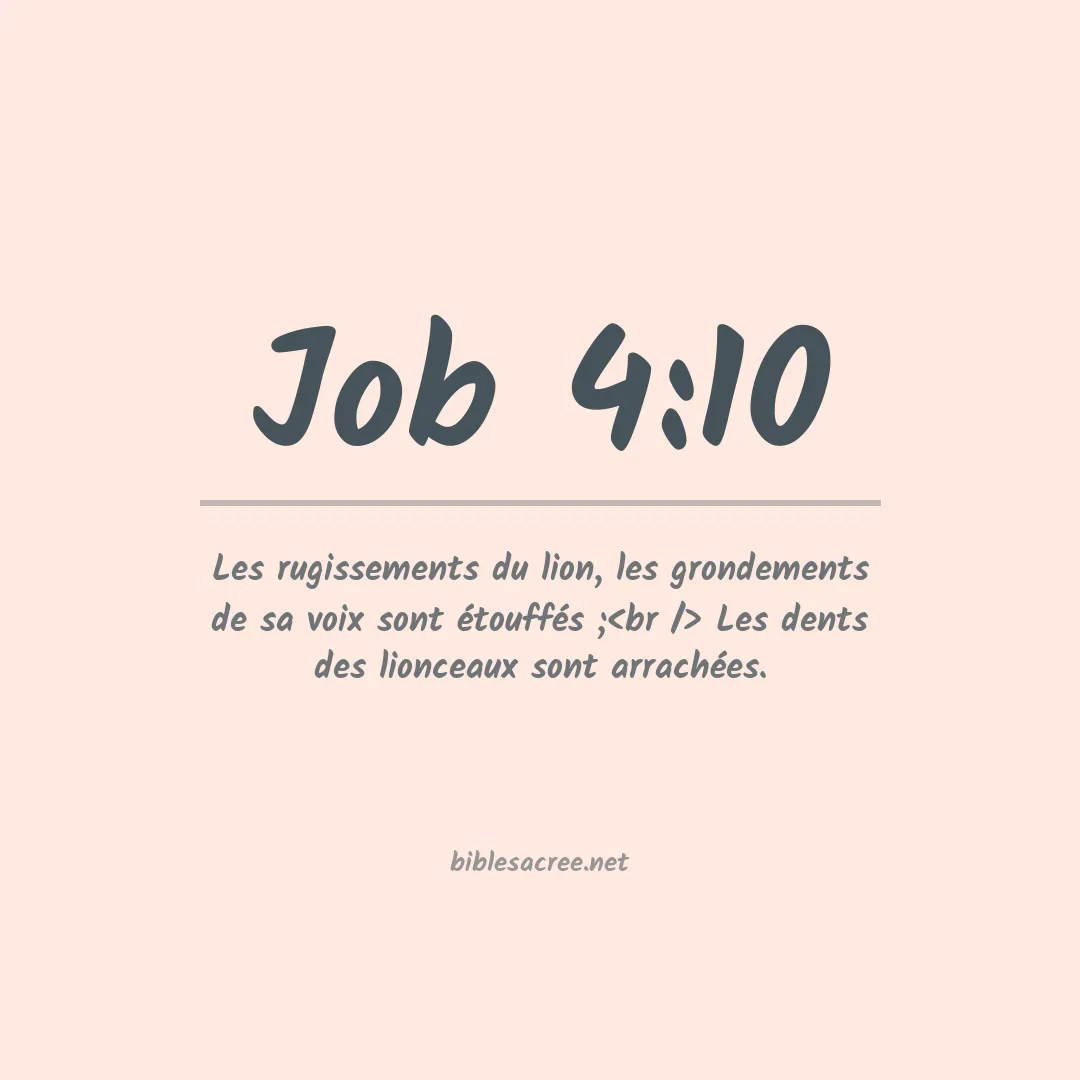 Job - 4:10