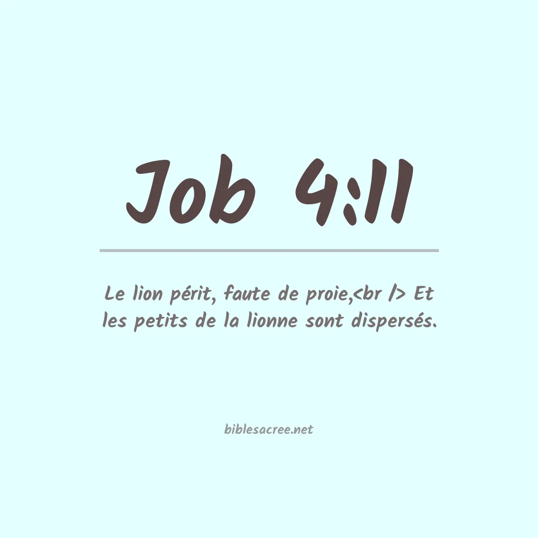 Job - 4:11
