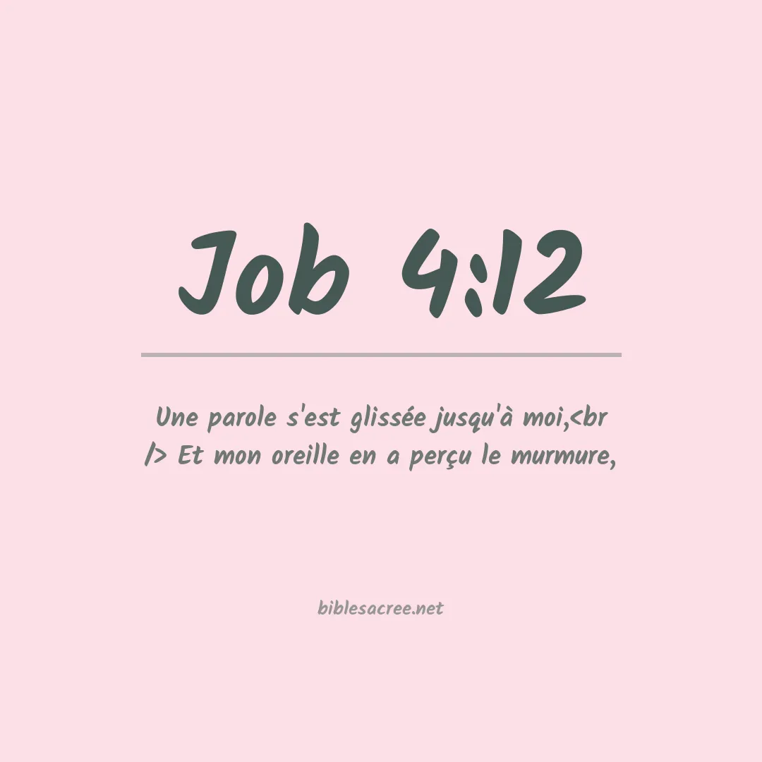 Job - 4:12