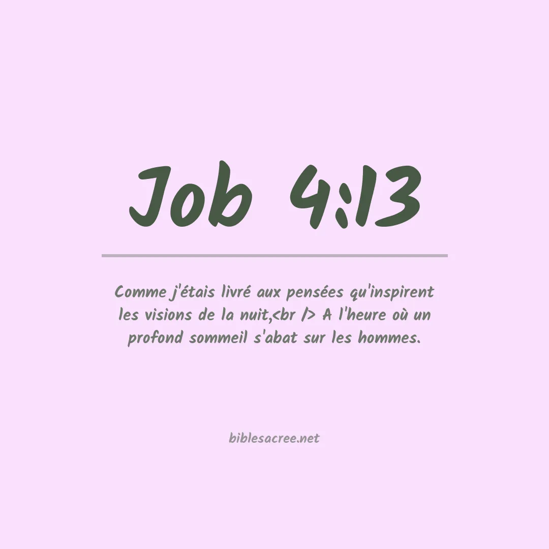Job - 4:13