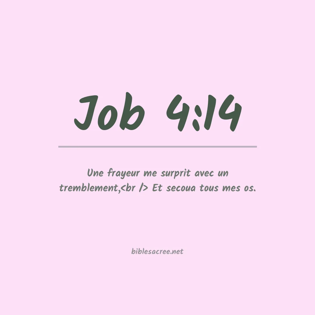 Job - 4:14