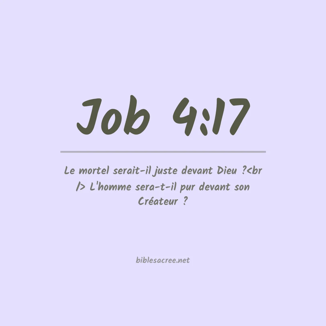 Job - 4:17
