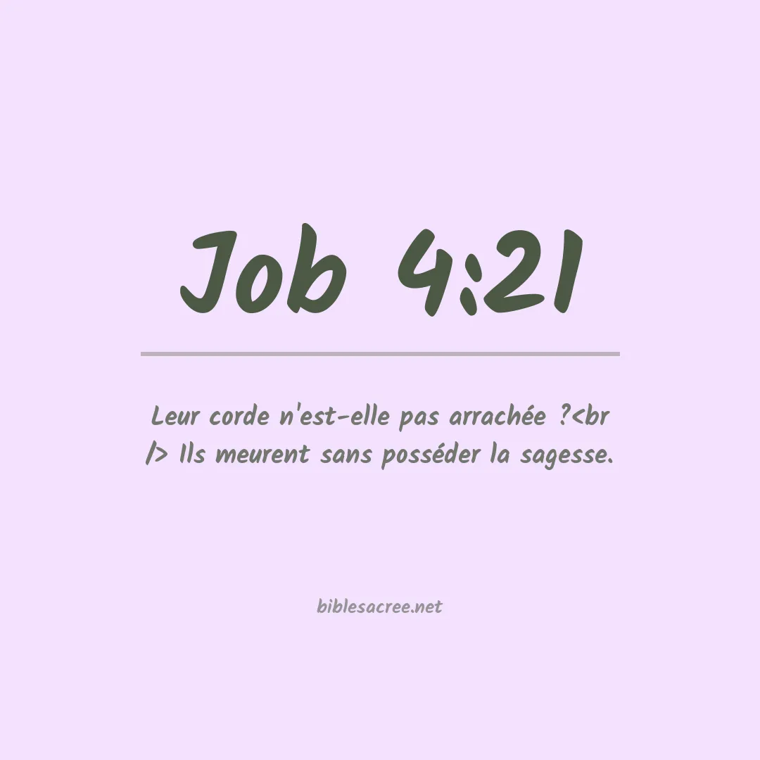 Job - 4:21