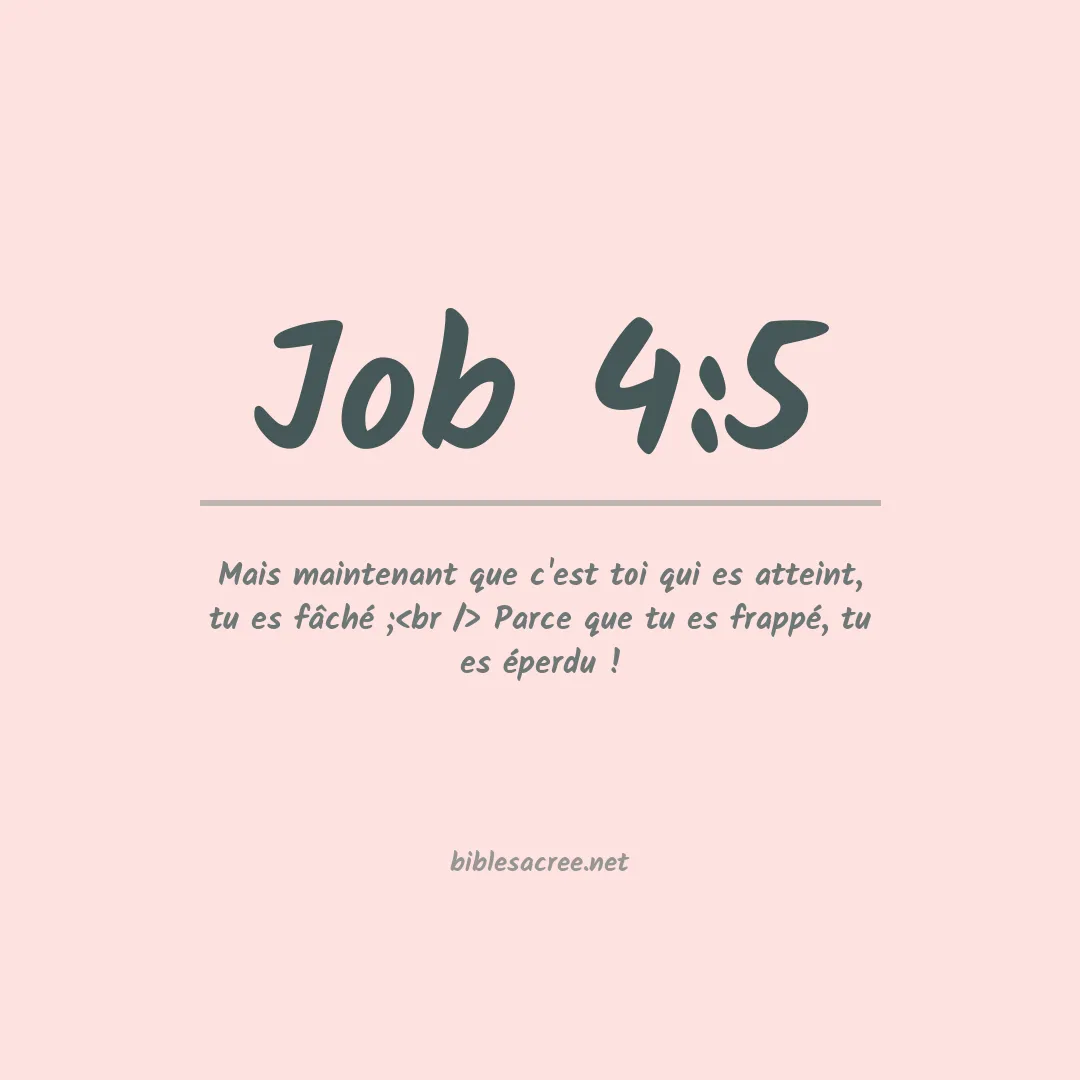 Job - 4:5