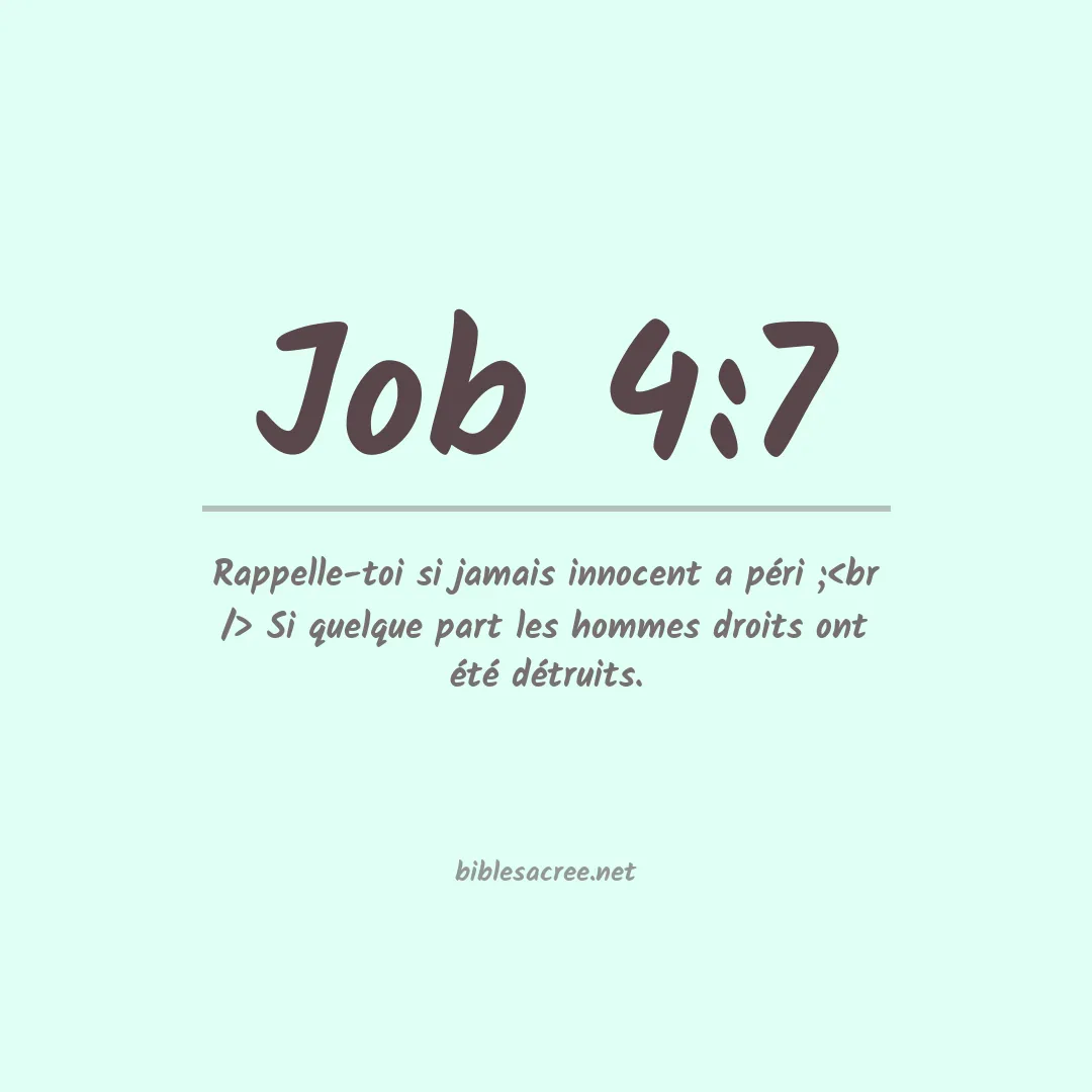 Job - 4:7