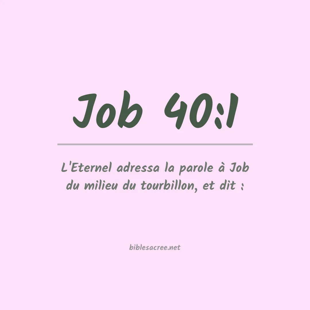 Job - 40:1