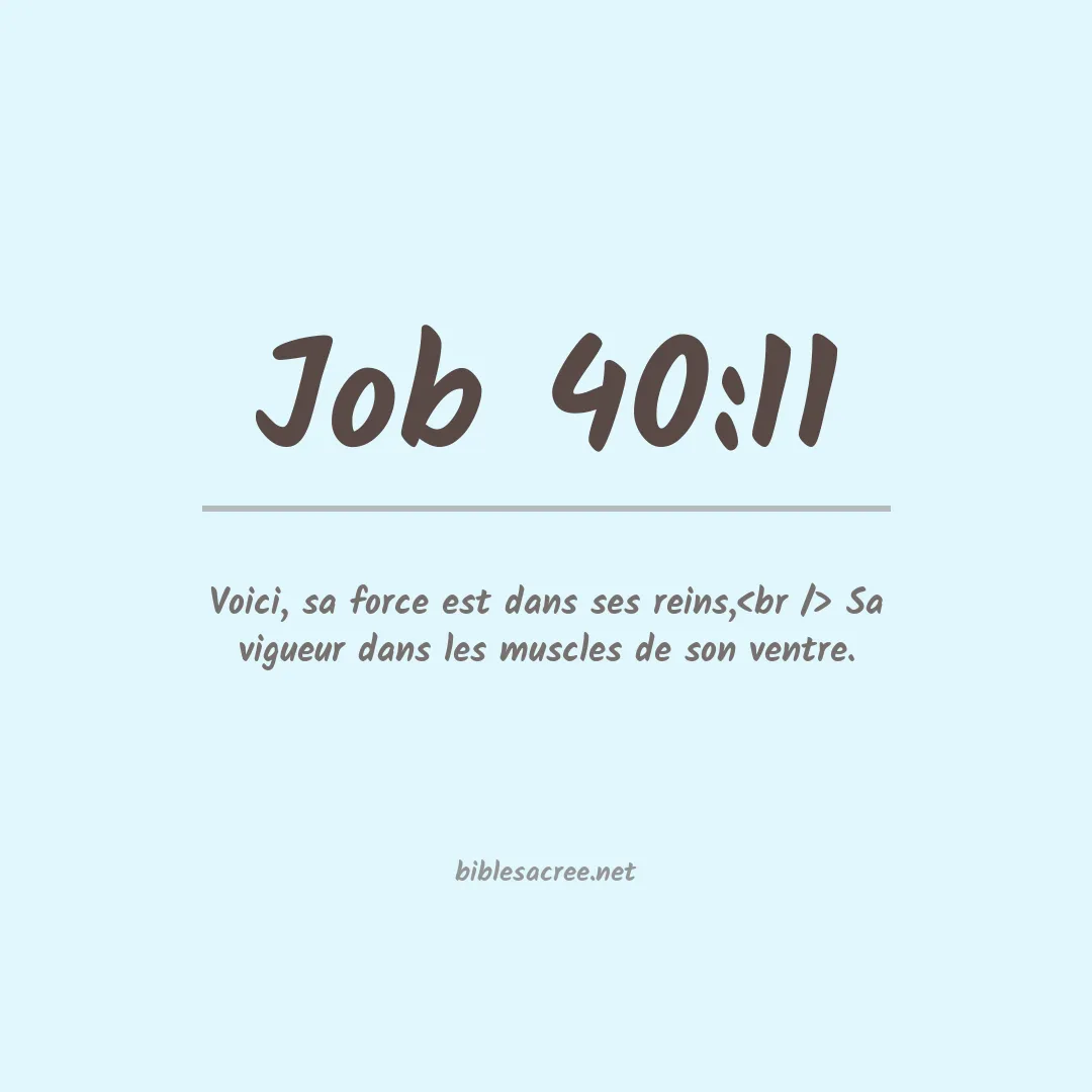 Job - 40:11