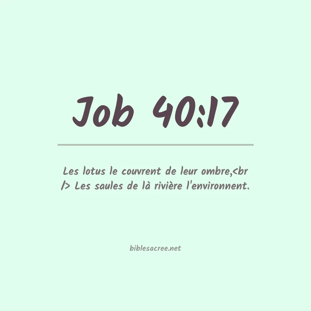 Job - 40:17
