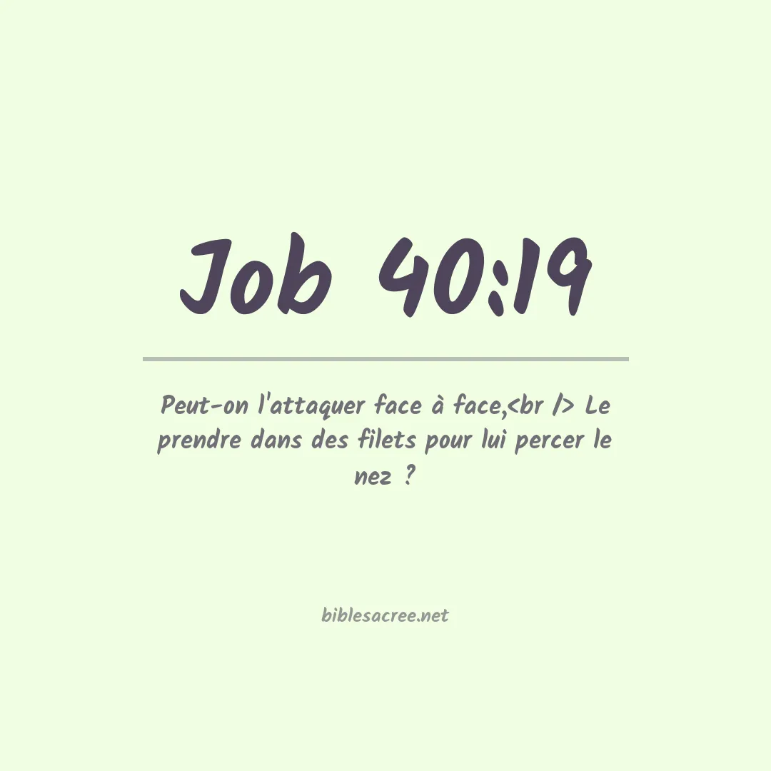 Job - 40:19