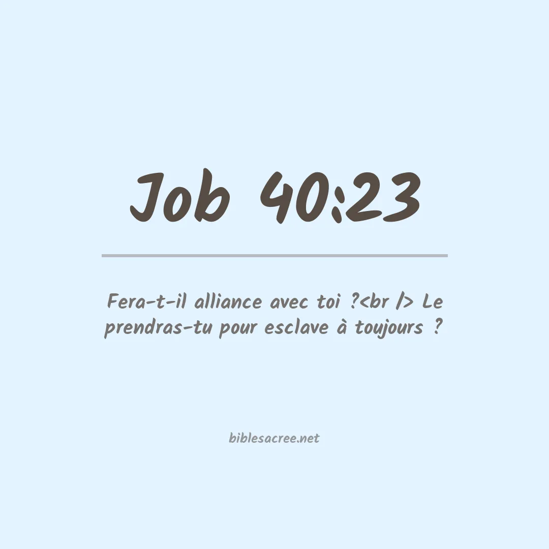 Job - 40:23