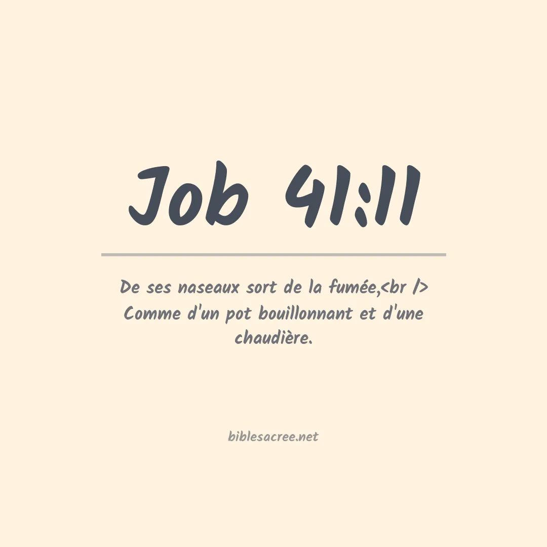 Job - 41:11