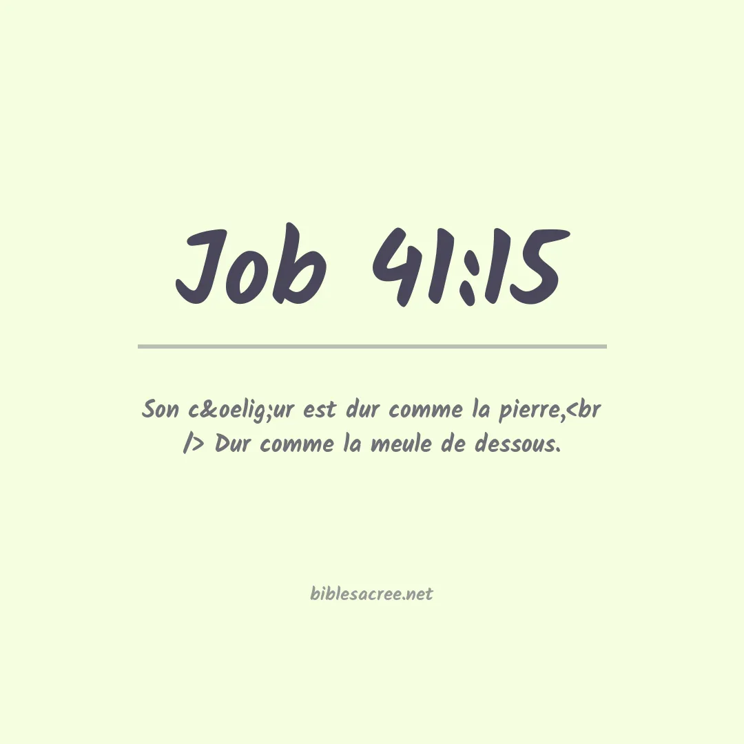 Job - 41:15
