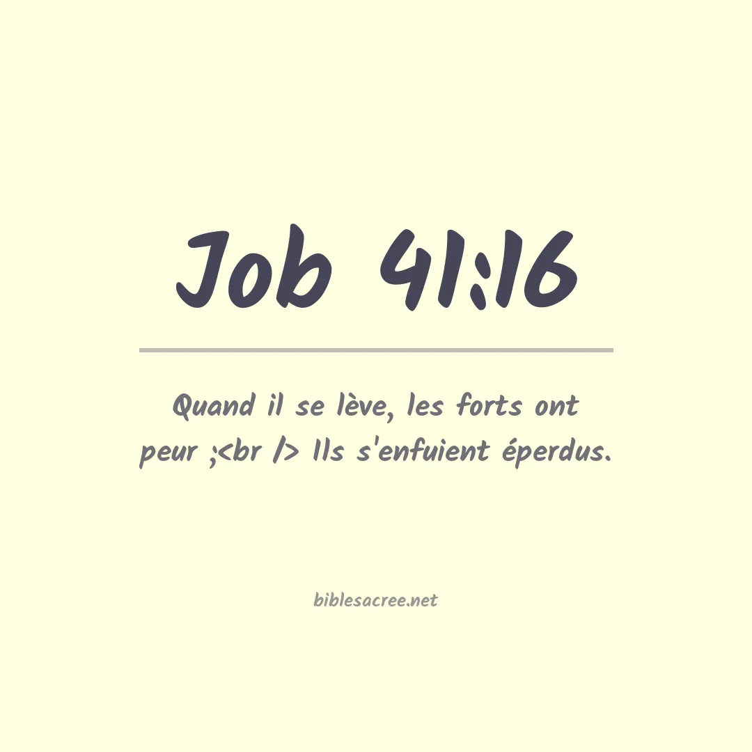 Job - 41:16