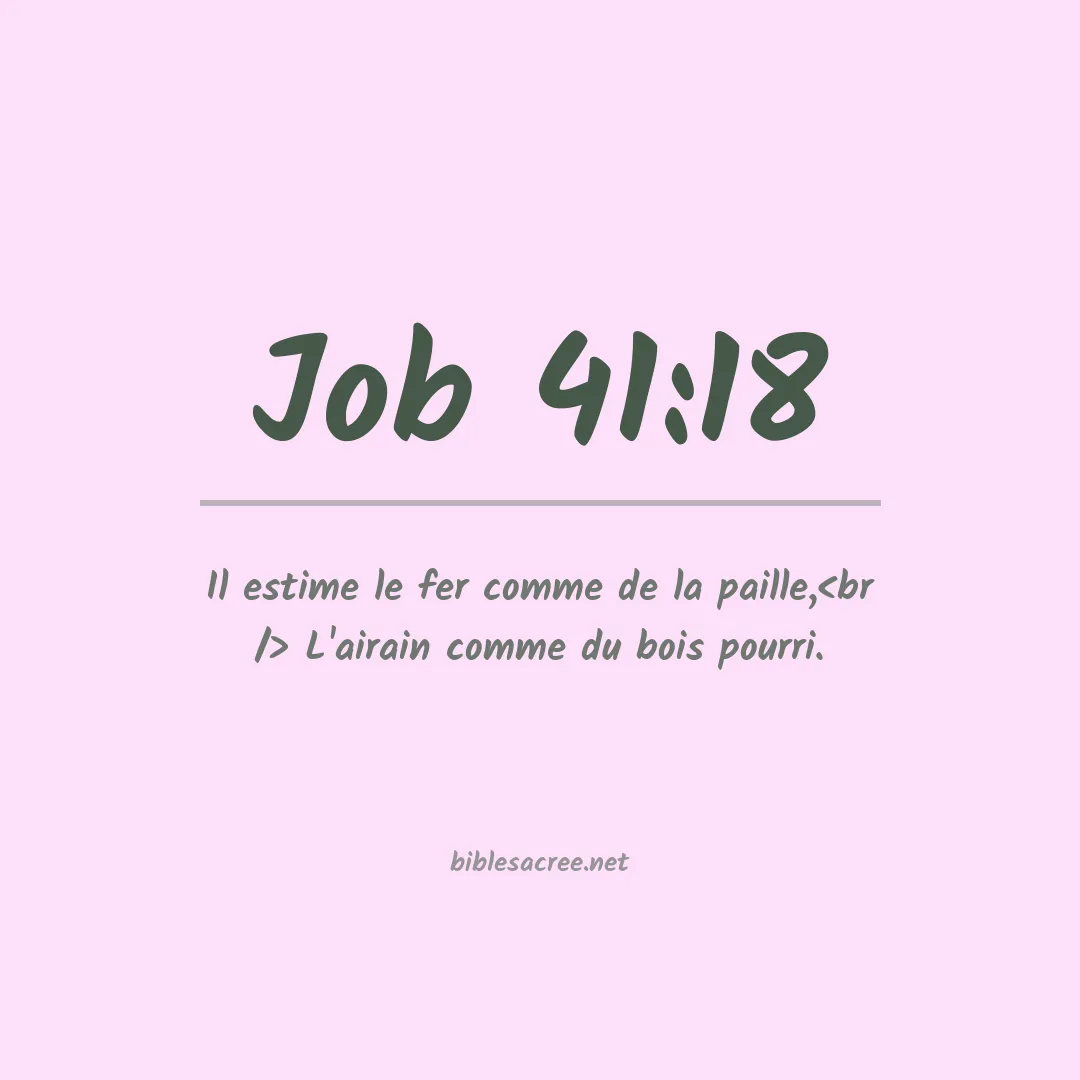 Job - 41:18