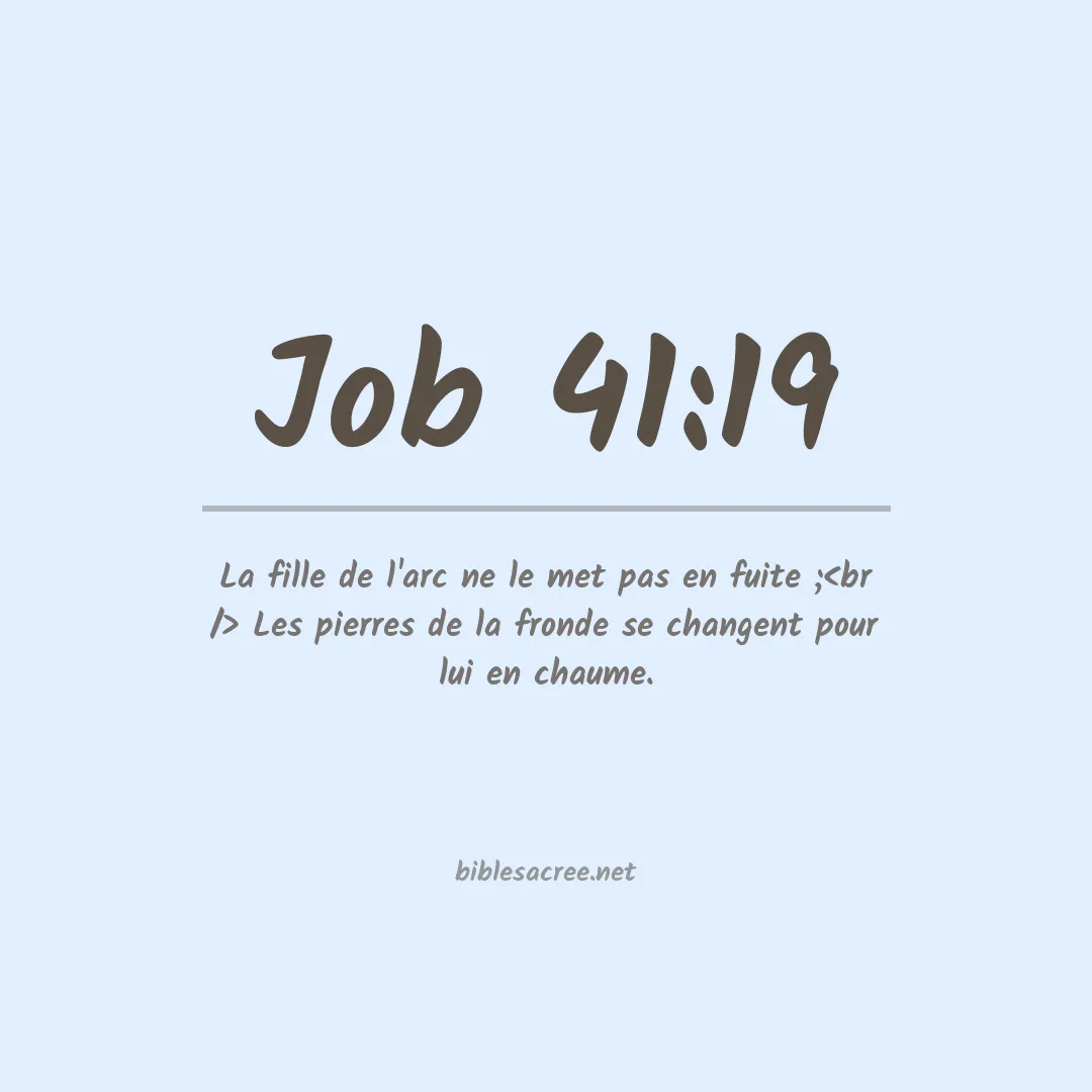 Job - 41:19
