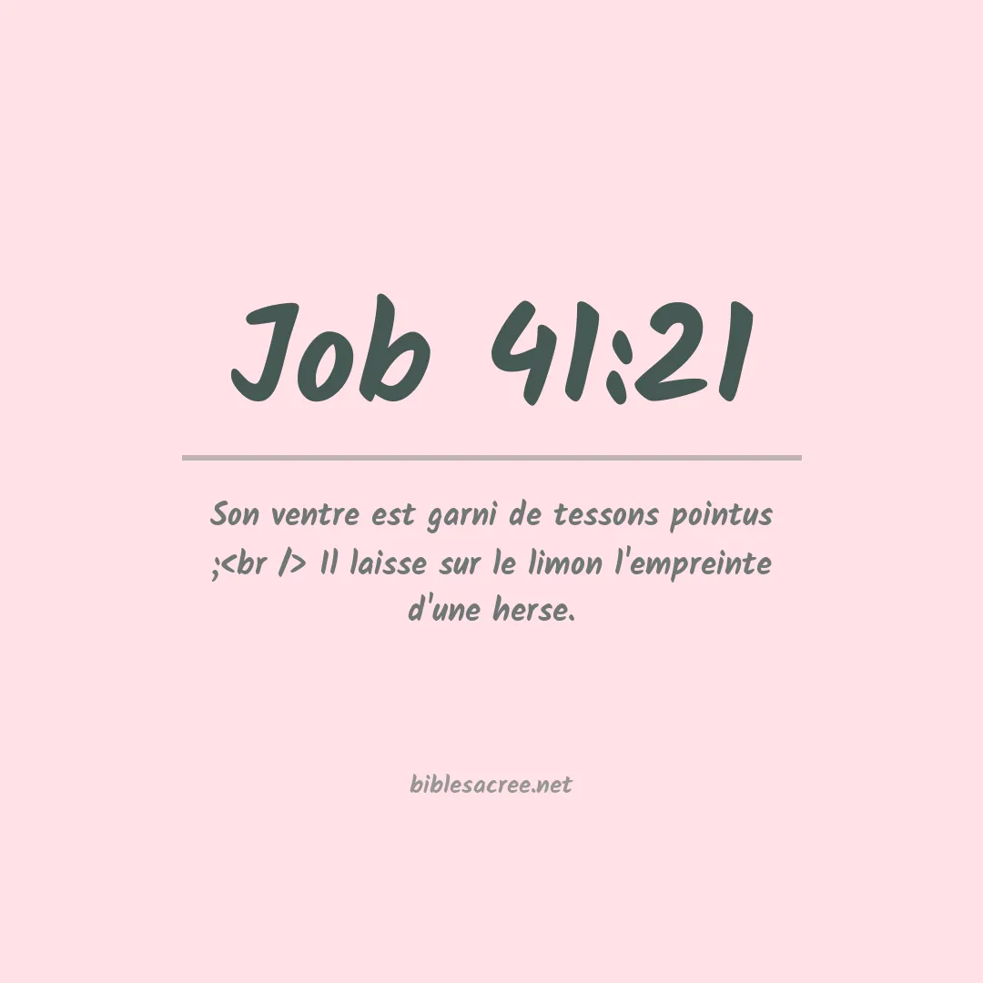 Job - 41:21