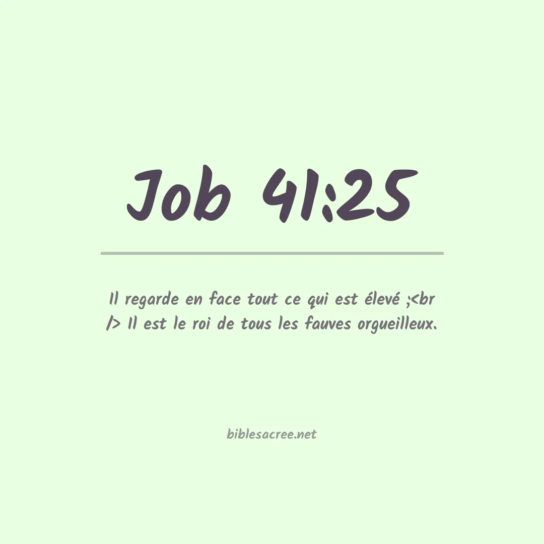 Job - 41:25