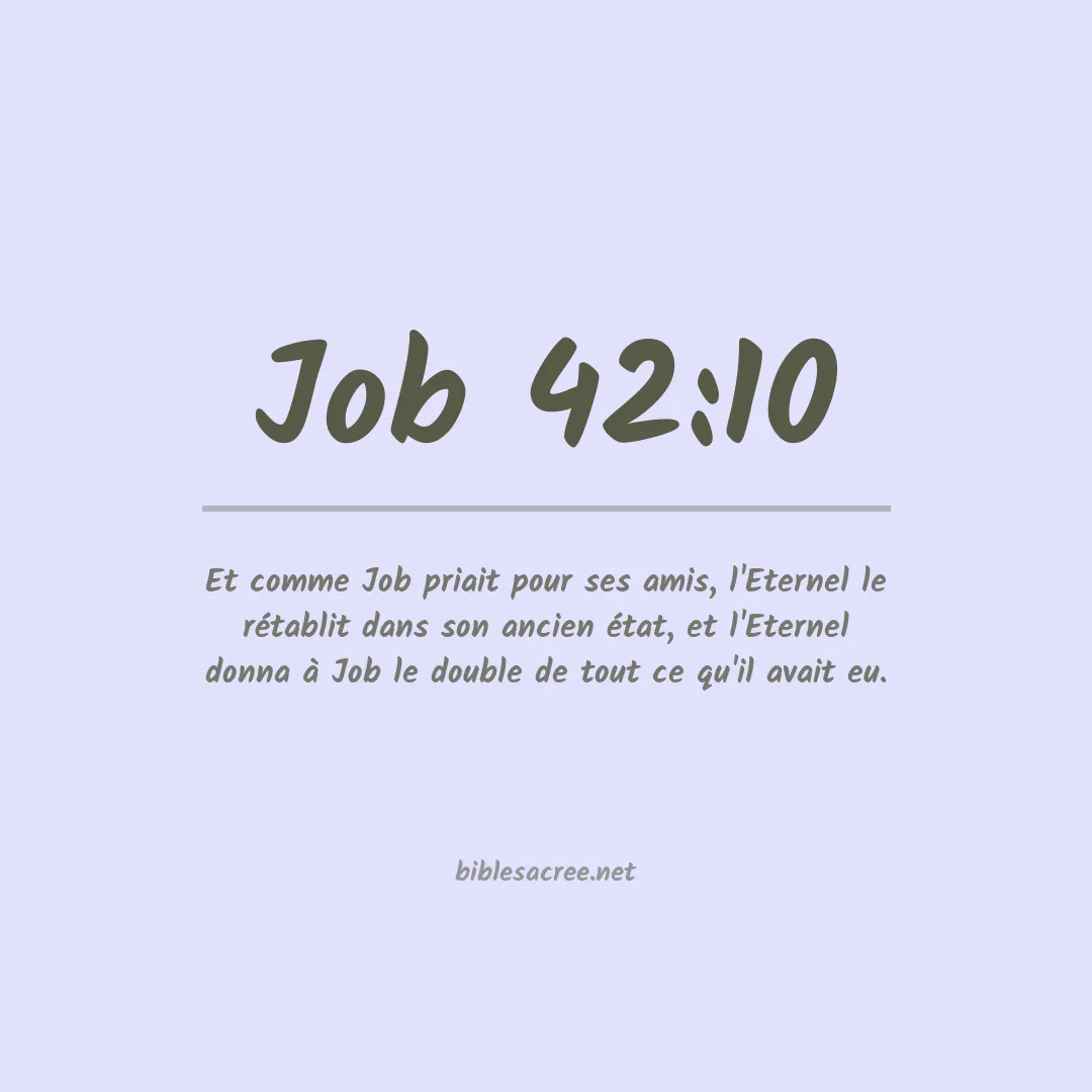 Job - 42:10