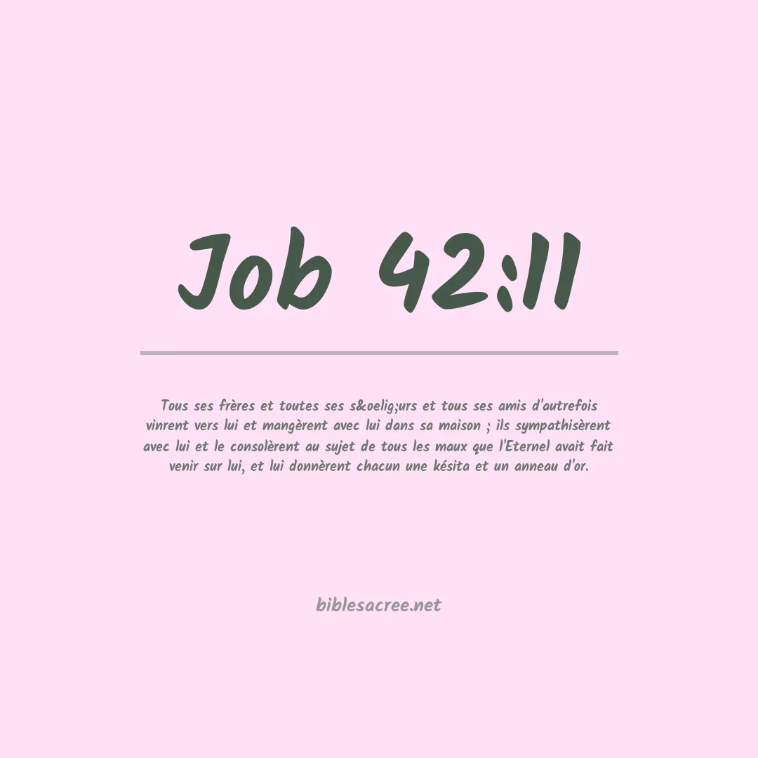 Job - 42:11