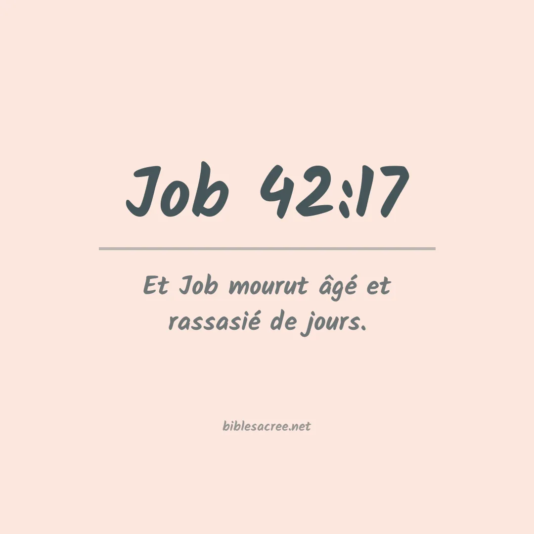 Job - 42:17