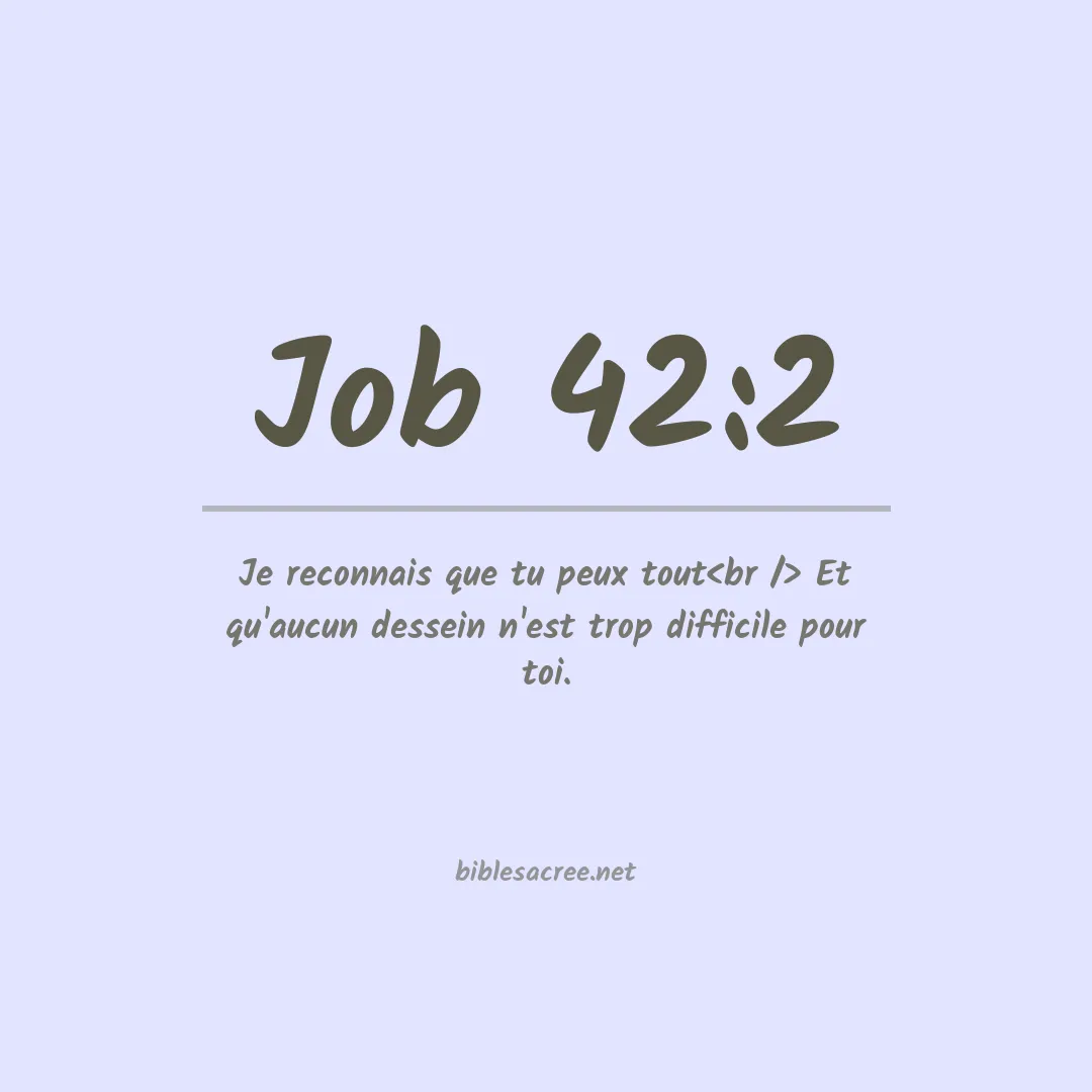 Job - 42:2