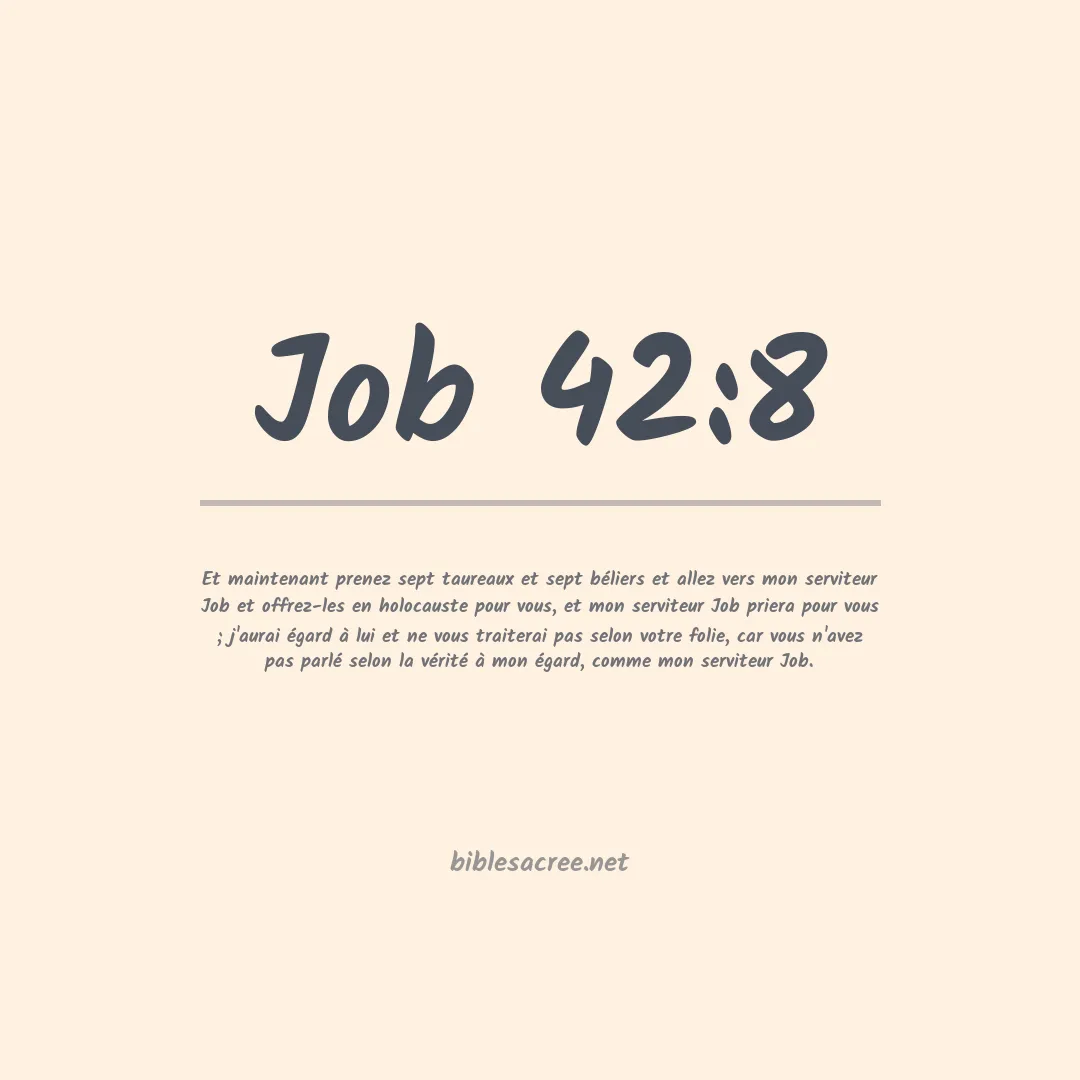 Job - 42:8