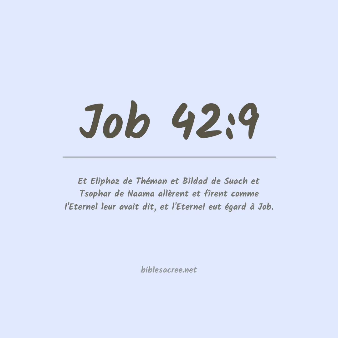 Job - 42:9