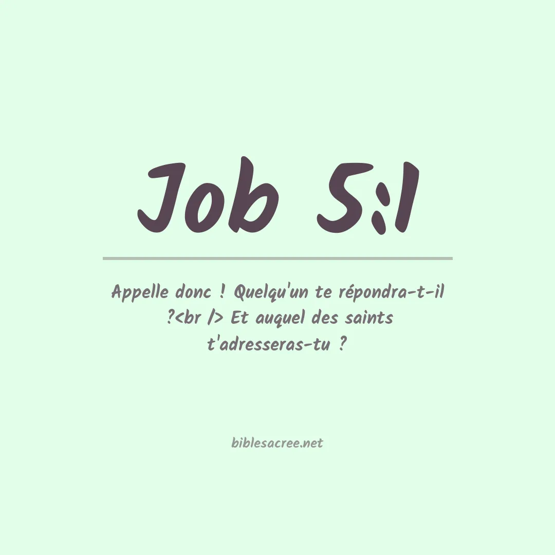 Job - 5:1
