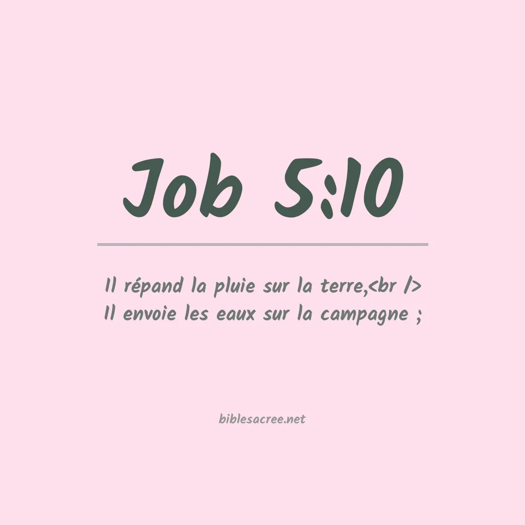 Job - 5:10