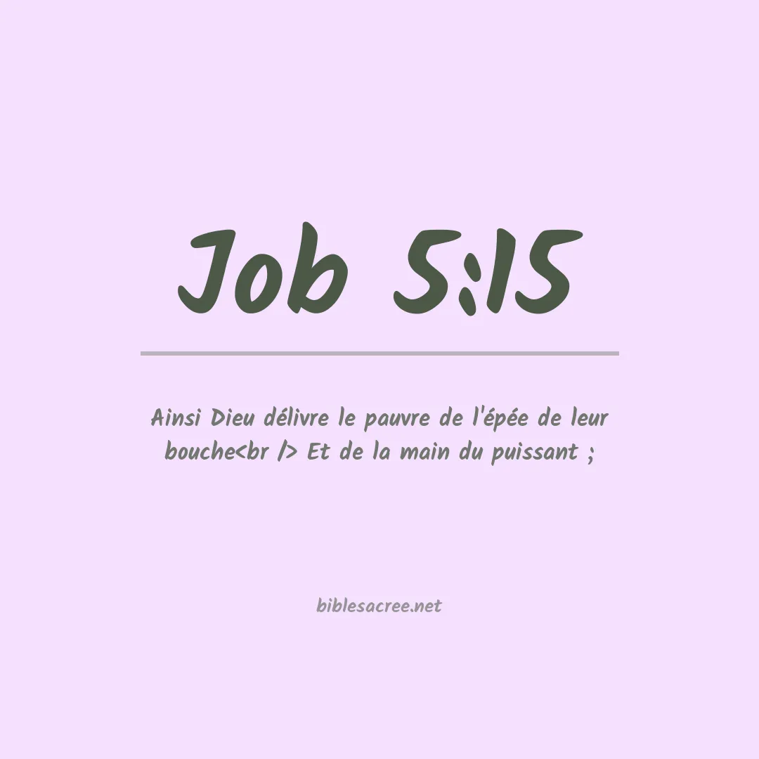 Job - 5:15