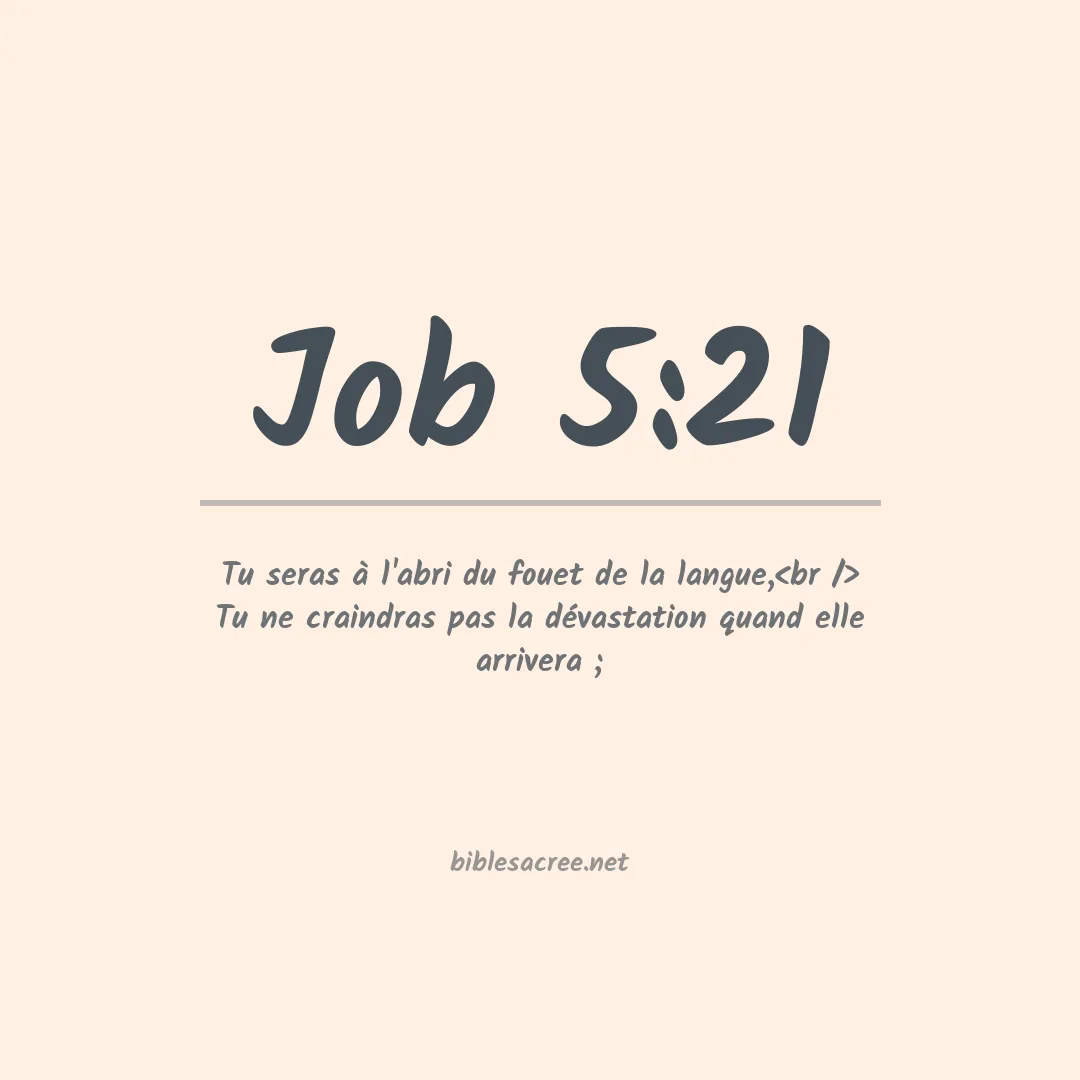 Job - 5:21