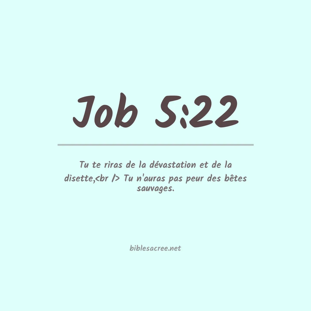 Job - 5:22