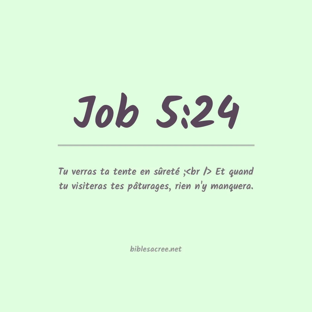 Job - 5:24
