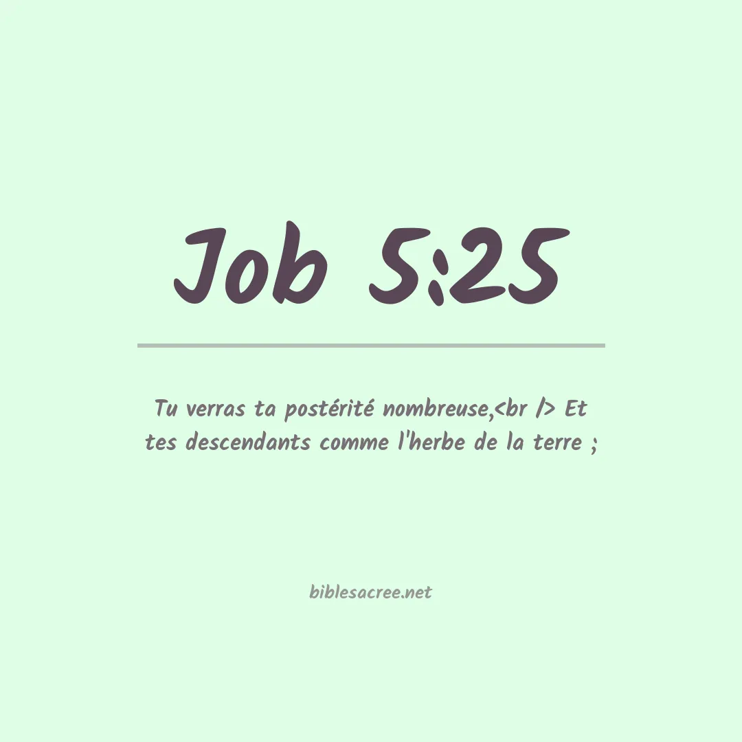 Job - 5:25