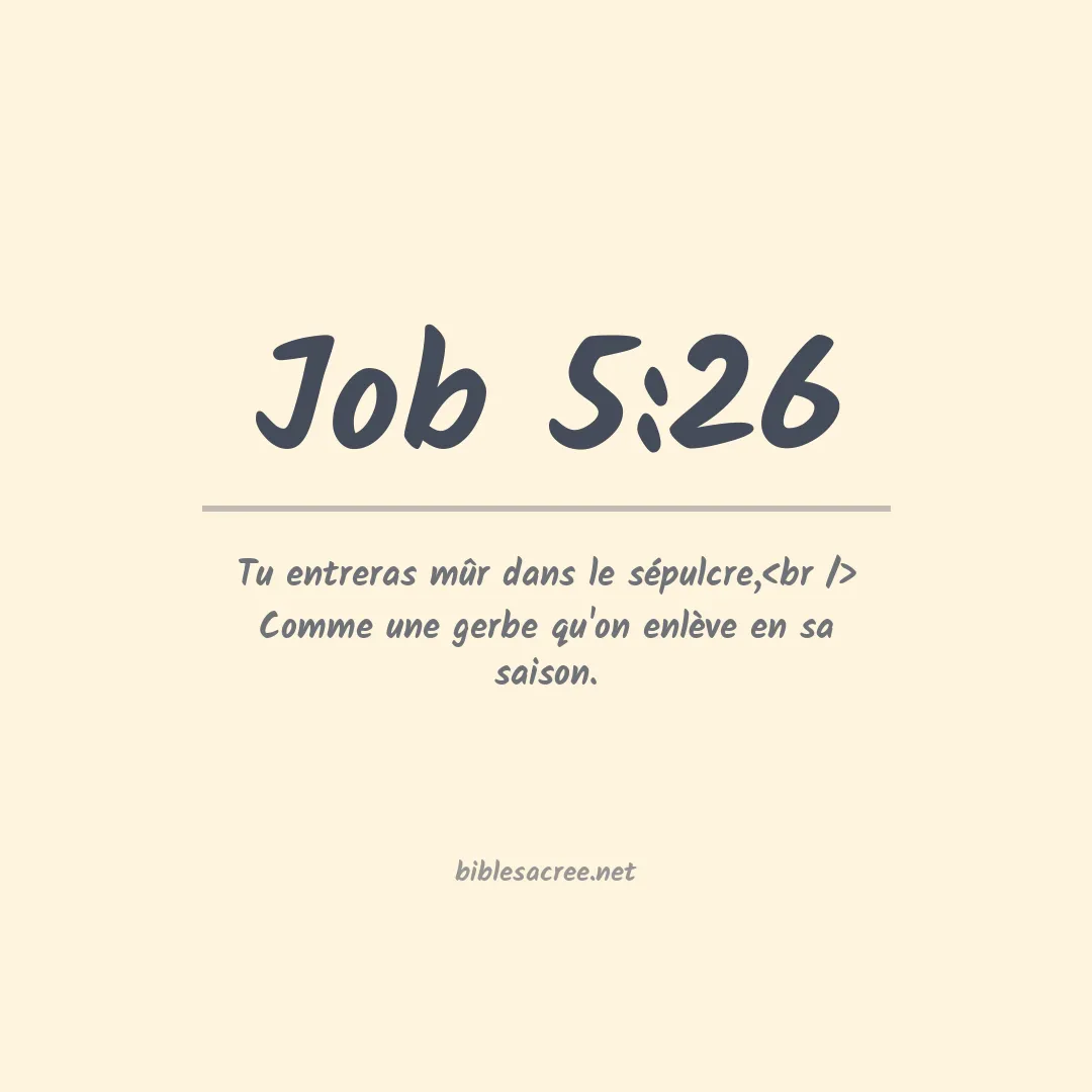 Job - 5:26