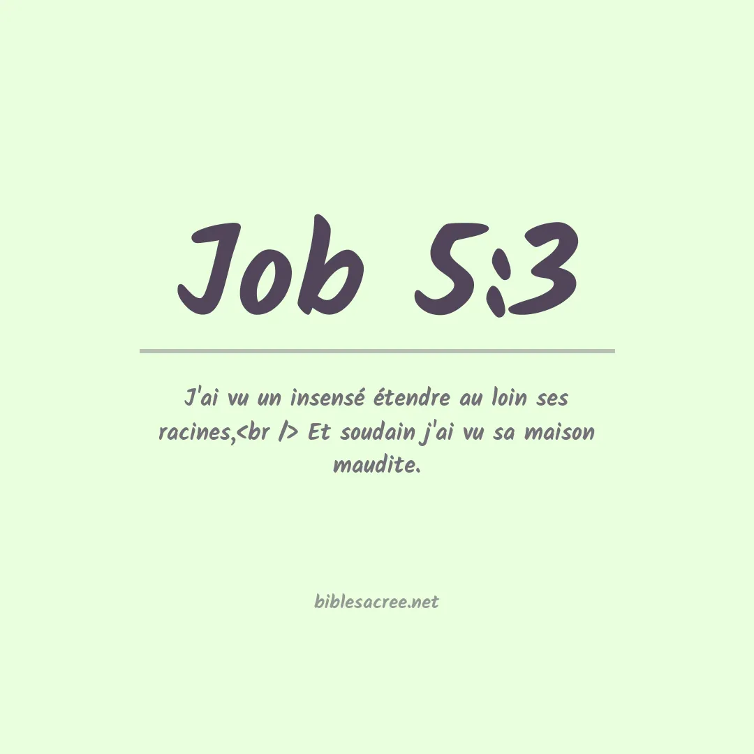 Job - 5:3