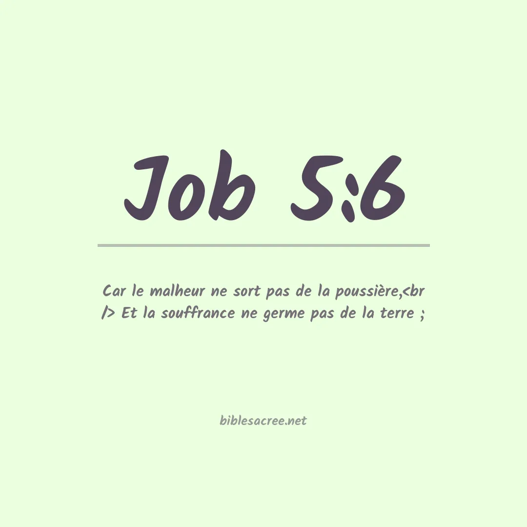 Job - 5:6
