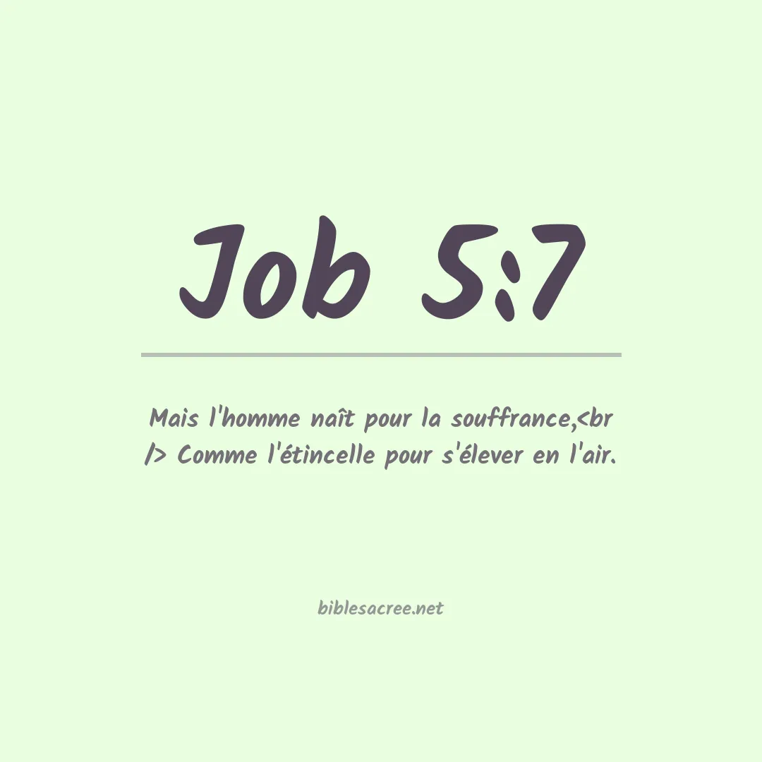 Job - 5:7