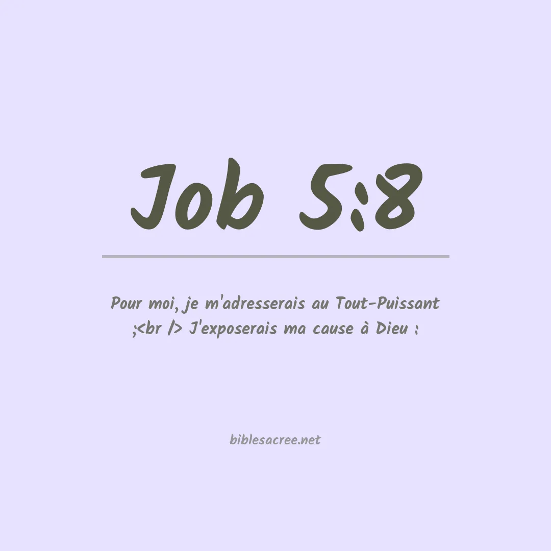 Job - 5:8