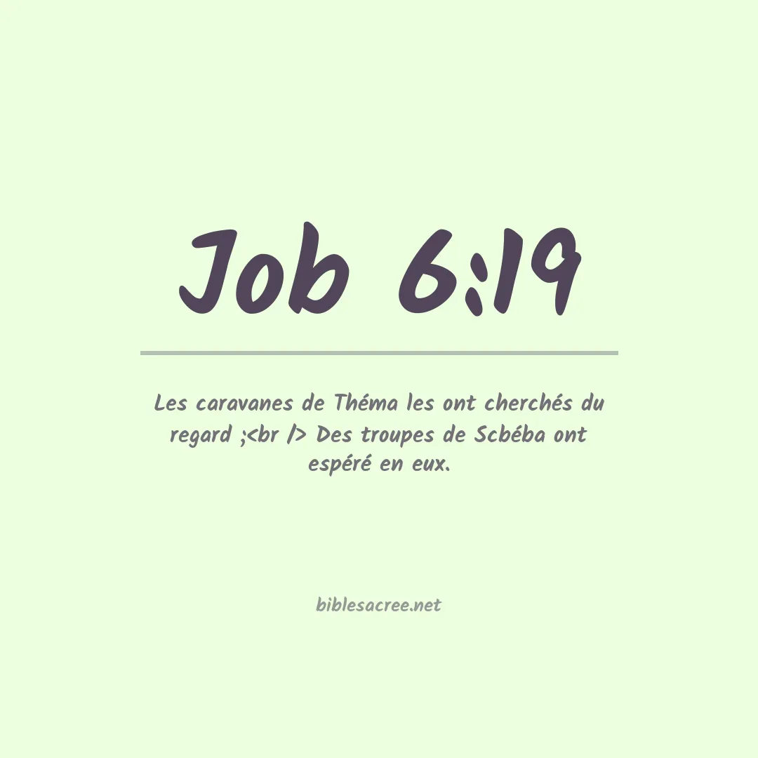 Job - 6:19